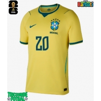 Echipament fotbal Brazilia Lucas Paqueta #20 Tricou Acasa Mondial 2026 maneca scurta