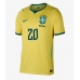 Echipament fotbal Brazilia Lucas Paqueta #20 Tricou Acasa Mondial 2026 maneca scurta