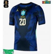 Echipament fotbal Brazilia Lucas Paqueta #20 Tricou Deplasare Mondial 2026 maneca scurta