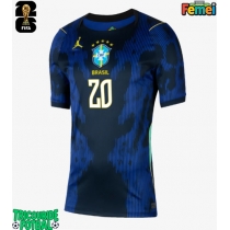 Echipament fotbal Brazilia Lucas Paqueta #20 Tricou Deplasare Mondial 2026 pentru femei maneca scurta