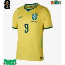 Echipament fotbal Brazilia Matheus Cunha #9 Tricou Acasa Mondial 2026 maneca scurta