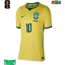 Echipament fotbal Brazilia Neymar Jr #10 Tricou Acasa Mondial 2026 pentru femei maneca scurta
