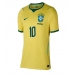 Echipament fotbal Brazilia Neymar Jr #10 Tricou Acasa Mondial 2026 pentru femei maneca scurta