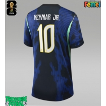 Echipament fotbal Brazilia Neymar Jr #10 Tricou Deplasare Mondial 2026 pentru femei maneca scurta