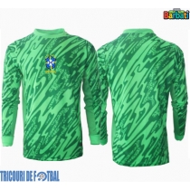 Echipament fotbal Brazilia Portar Tricou Acasa Copa America 2024 maneca lunga