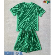 Echipament fotbal Brazilia Portar Tricou Acasa Copa America 2024 pentru copii maneca scurta (+ Pantaloni scurti)