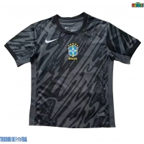 Echipament fotbal Brazilia Portar Tricou Deplasare Copa America 2024 maneca scurta