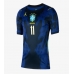 Echipament fotbal Brazilia Raphinha Belloli #11 Tricou Deplasare Mondial 2026 pentru femei maneca scurta