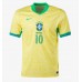 Echipament fotbal Brazilia Rodrygo Goes #10 Tricou Acasa Copa America 2024 maneca scurta Echipament fotbal Brazilia Rodrygo Goes #10 Tricou Acasa Copa America 2024 maneca scurta