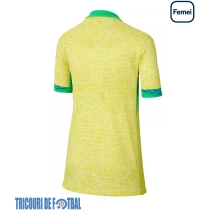 Echipament fotbal Brazilia Tricou Acasa Copa America 2024 pentru femei maneca scurta