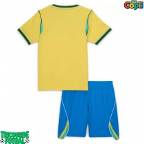 Echipament fotbal Brazilia Tricou Acasa Mondial 2026 pentru copii maneca scurta (+ Pantaloni scurti)