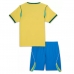 Echipament fotbal Brazilia Tricou Acasa Mondial 2026 pentru copii maneca scurta (+ Pantaloni scurti)