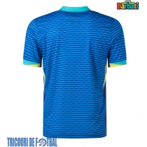 Echipament fotbal Brazilia Tricou Deplasare Copa America 2024 maneca scurta