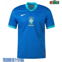Echipament fotbal Brazilia Tricou Deplasare Copa America 2024 maneca scurta