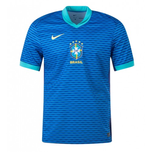 Echipament fotbal Brazilia Tricou Deplasare Copa America 2024 maneca scurta Echipament fotbal Brazilia Tricou Deplasare Copa America 2024 maneca scurta