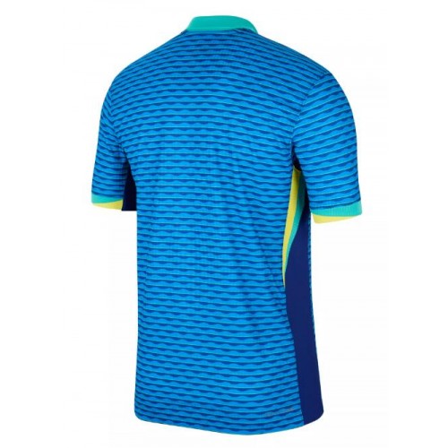 Echipament fotbal Brazilia Tricou Deplasare Copa America 2024 pentru femei maneca scurta Echipament fotbal Brazilia Tricou Deplasare Copa America 2024 pentru femei maneca scurta
