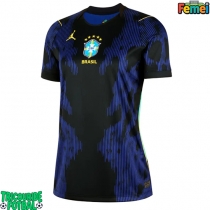 Echipament fotbal Brazilia Tricou Deplasare Mondial 2026 pentru femei maneca scurta
