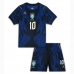 Echipament fotbal Brazilia Vinicius Junior #10 Tricou Deplasare Mondial 2026 pentru copii maneca scurta (+ Pantaloni scurti)