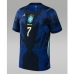 Echipament fotbal Brazilia Vinicius Junior #7 Tricou Deplasare Mondial 2026 maneca scurta