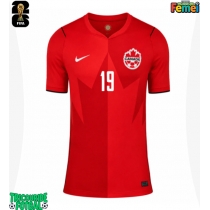 Echipament fotbal Canada Alphonso Davies #19 Tricou Acasa Mondial 2026 pentru femei maneca scurta