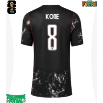 Echipament fotbal Canada Ismael Kone #8 Tricou Deplasare Mondial 2026 pentru femei maneca scurta