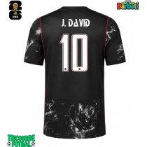 Echipament fotbal Canada Jonathan David #10 Tricou Deplasare Mondial 2026 maneca scurta
