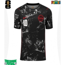Echipament fotbal Canada Jonathan David #10 Tricou Deplasare Mondial 2026 pentru femei maneca scurta