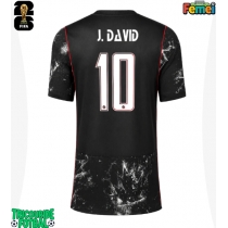 Echipament fotbal Canada Jonathan David #10 Tricou Deplasare Mondial 2026 pentru femei maneca scurta