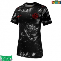 Echipament fotbal Canada Tricou Deplasare Mondial 2026 pentru femei maneca scurta