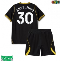 Echipament fotbal Chelsea Aaron Anselmino #30 Tricou Deplasare 2026-27 pentru copii maneca scurta (+ Pantaloni scurti)