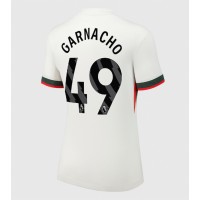 Echipament fotbal Chelsea Alejandro Garnacho #49 Tricou Deplasare 2025-26 pentru femei maneca scurta