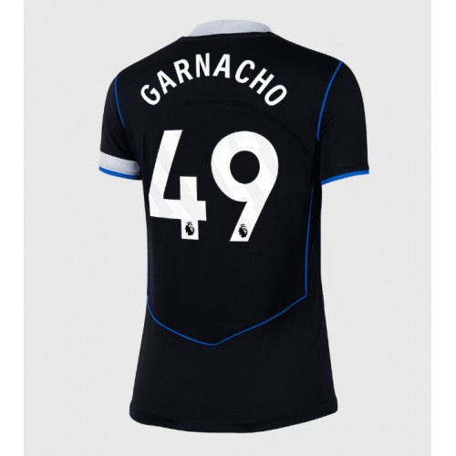 Echipament fotbal Chelsea Alejandro Garnacho #49 Tricou Treilea 2025-26 pentru femei maneca scurta Echipament fotbal Chelsea Alejandro Garnacho #49 Tricou Treilea 2025-26 pentru femei maneca scurta