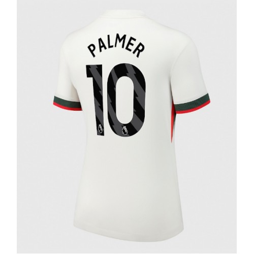 Echipament fotbal Chelsea Cole Palmer #10 Tricou Deplasare 2025-26 pentru femei maneca scurta Echipament fotbal Chelsea Cole Palmer #10 Tricou Deplasare 2025-26 pentru femei maneca scurta