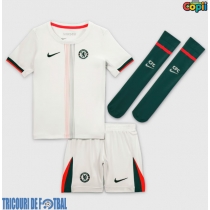 Echipament fotbal Chelsea Dario Essugo #14 Tricou Deplasare 2025-26 pentru copii maneca scurta (+ Pantaloni scurti)