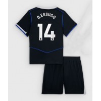 Echipament fotbal Chelsea Dario Essugo #14 Tricou Treilea 2025-26 pentru copii maneca scurta (+ Pantaloni scurti)