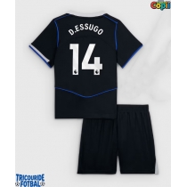 Echipament fotbal Chelsea Dario Essugo #14 Tricou Treilea 2025-26 pentru copii maneca scurta (+ Pantaloni scurti)