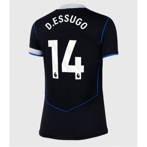 Echipament fotbal Chelsea Dario Essugo #14 Tricou Treilea 2025-26 pentru femei maneca scurta Echipament fotbal Chelsea Dario Essugo #14 Tricou Treilea 2025-26 pentru femei maneca scurta