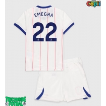 Echipament fotbal Chelsea Emmanuel Emegha #22 Tricou Treilea 2026-27 pentru copii maneca scurta (+ Pantaloni scurti)