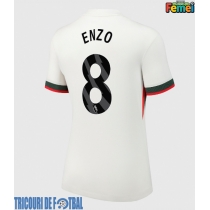Echipament fotbal Chelsea Enzo Fernandez #8 Tricou Deplasare 2025-26 pentru femei maneca scurta
