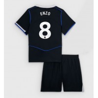 Echipament fotbal Chelsea Enzo Fernandez #8 Tricou Treilea 2025-26 pentru copii maneca scurta (+ Pantaloni scurti)