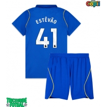 Echipament fotbal Chelsea Estevao Willian #41 Tricou Acasa 2026-27 pentru copii maneca scurta (+ Pantaloni scurti)
