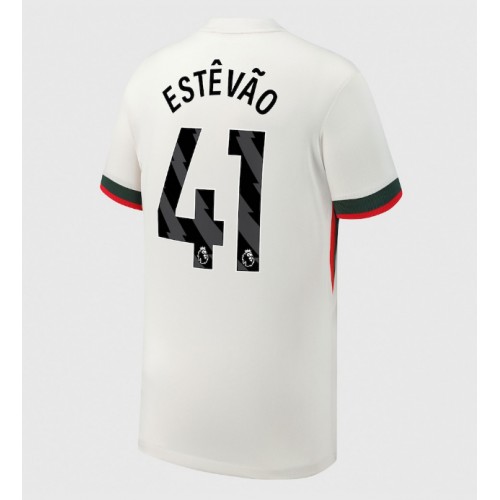 Echipament fotbal Chelsea Estevao Willian #41 Tricou Deplasare 2025-26 maneca scurta Echipament fotbal Chelsea Estevao Willian #41 Tricou Deplasare 2025-26 maneca scurta