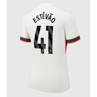 Echipament fotbal Chelsea Estevao Willian #41 Tricou Deplasare 2025-26 pentru femei maneca scurta