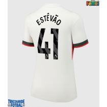 Echipament fotbal Chelsea Estevao Willian #41 Tricou Deplasare 2025-26 pentru femei maneca scurta