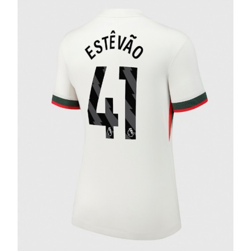 Echipament fotbal Chelsea Estevao Willian #41 Tricou Deplasare 2025-26 pentru femei maneca scurta Echipament fotbal Chelsea Estevao Willian #41 Tricou Deplasare 2025-26 pentru femei maneca scurta