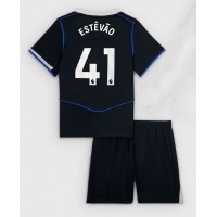 Echipament fotbal Chelsea Estevao Willian #41 Tricou Treilea 2025-26 pentru copii maneca scurta (+ Pantaloni scurti)