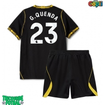Echipament fotbal Chelsea Geovany Quenda #23 Tricou Deplasare 2026-27 pentru copii maneca scurta (+ Pantaloni scurti)