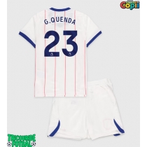 Echipament fotbal Chelsea Geovany Quenda #23 Tricou Treilea 2026-27 pentru copii maneca scurta (+ Pantaloni scurti)