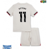 Echipament fotbal Chelsea Jamie Gittens #11 Tricou Deplasare 2025-26 pentru copii maneca scurta (+ Pantaloni scurti)