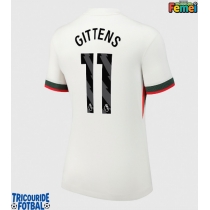 Echipament fotbal Chelsea Jamie Gittens #11 Tricou Deplasare 2025-26 pentru femei maneca scurta